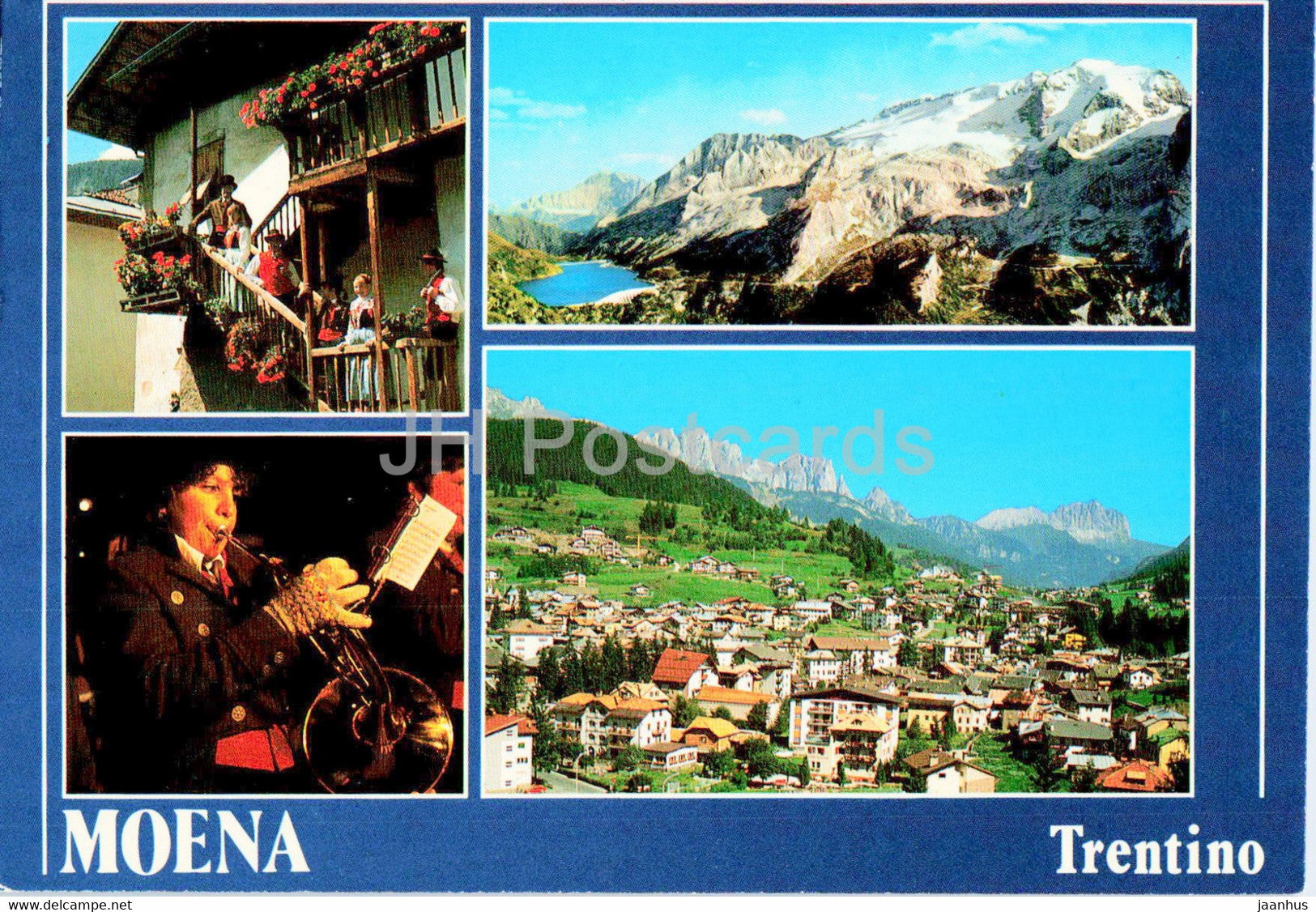 Moena Trentino - Dolomiti - 1986 - Italy - used - JH Postcards