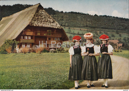 Im Gutachtal - Schwarzwald - Trachten - folk costumes - 1980 - Germany - used - JH Postcards