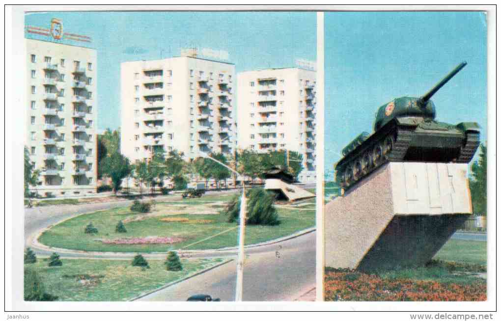 Guards Square - tank - Rostov-na-Donu - Rostov-on-Don - 1973 - Russia USSR - unused - JH Postcards