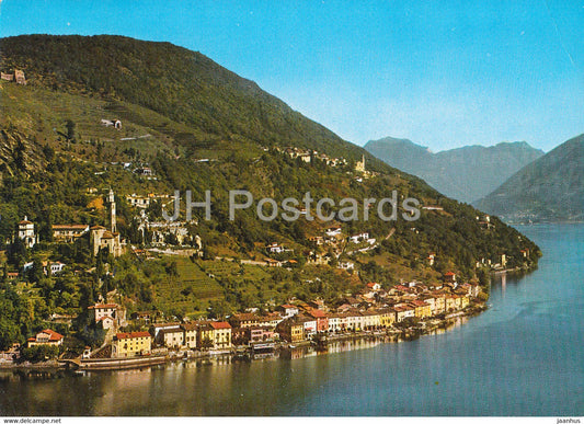 Il Ticino Pittoresco - Morcote - Lago di Lugano - 6654 - 1985 - Switzerland - used - JH Postcards