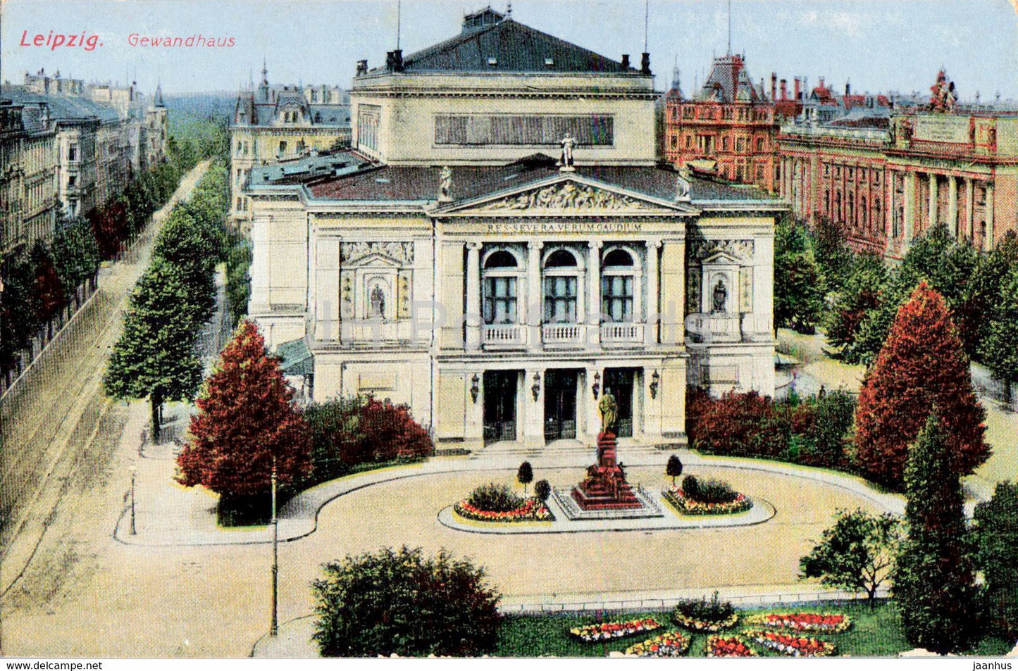 Leipzig - Gewandhaus - 30 - old postcard - Germany - unused - JH Postcards