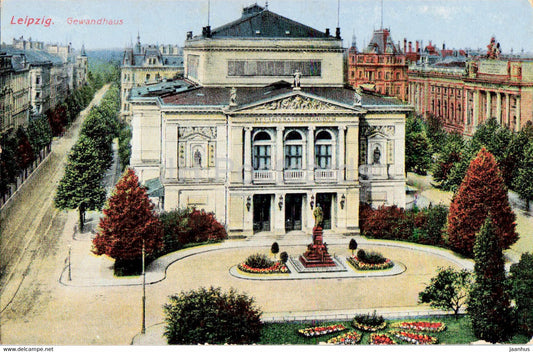 Leipzig - Gewandhaus - 30 - old postcard - Germany - unused - JH Postcards