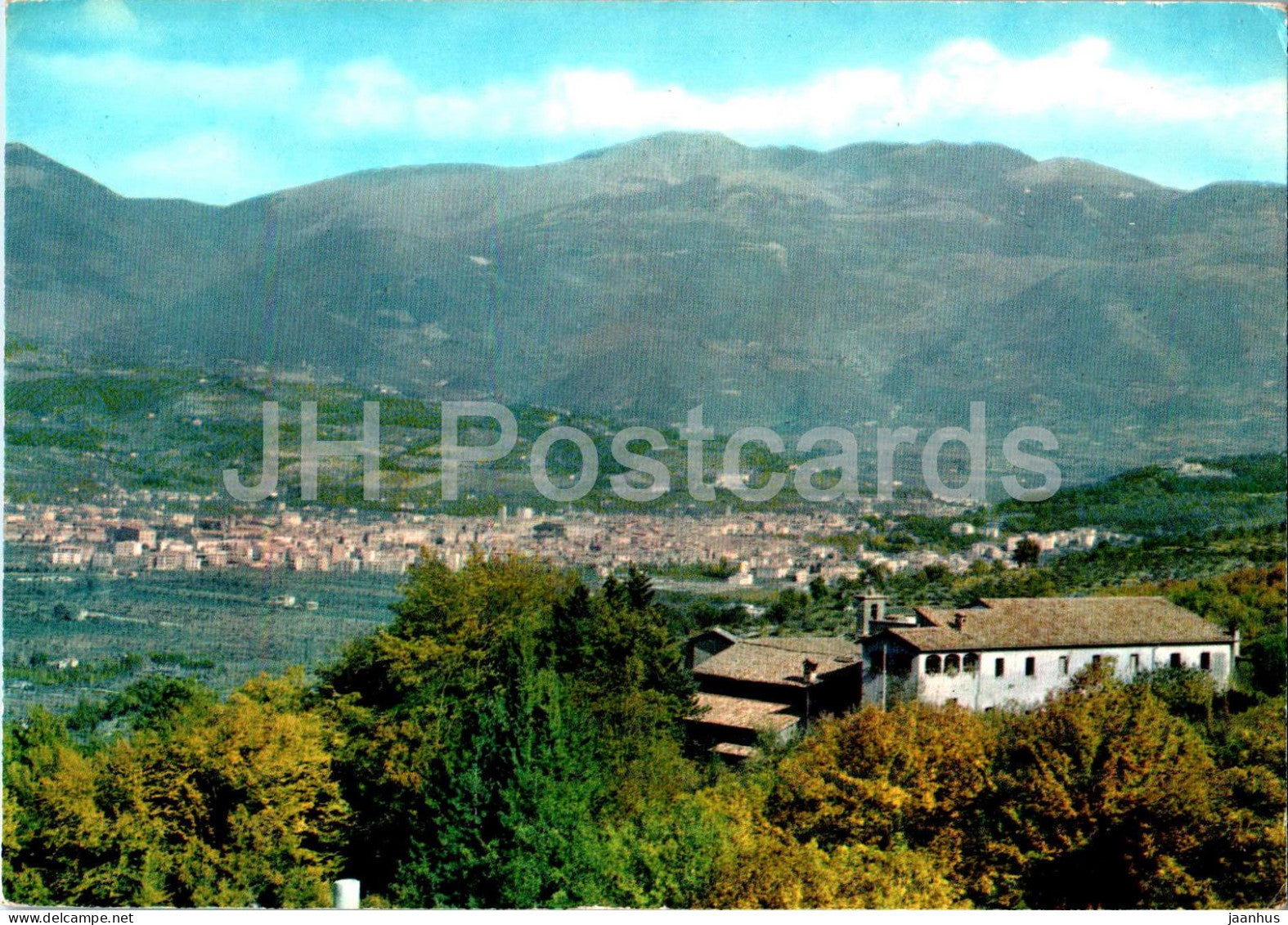 Santuario Francescano di Fontecolombo - Rieti - Monte Terminillo - Mount Terminillo - 1966 - Italy - used - JH Postcards