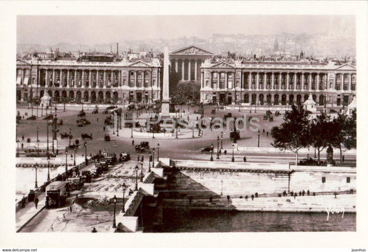 Paris - Vue generale de la Place de la Concorde - 29 - old postcard - France - unused - JH Postcards
