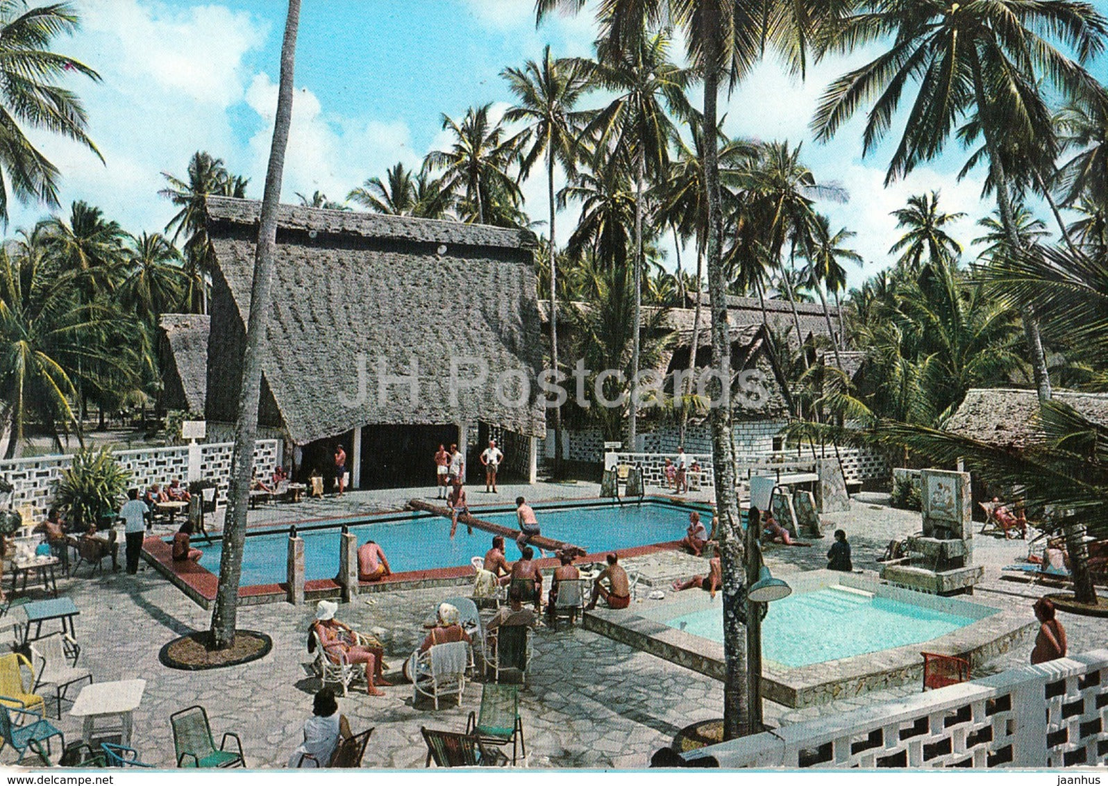 Whispering Palms Hotel - Sphinx - 1971 - Kenya - used - JH Postcards
