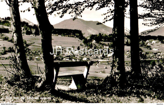 Blick von der schonen Aussicht - Bad Kohlgrub - old postcard - Germany - unused - JH Postcards