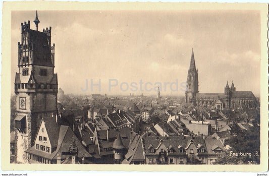 Freiburg i B - 3634 - old postcard - 1943 - Germany - used - JH Postcards