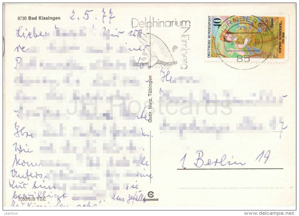 Bad Kissingen - 8730 - Germany - 1977 gelaufen - JH Postcards