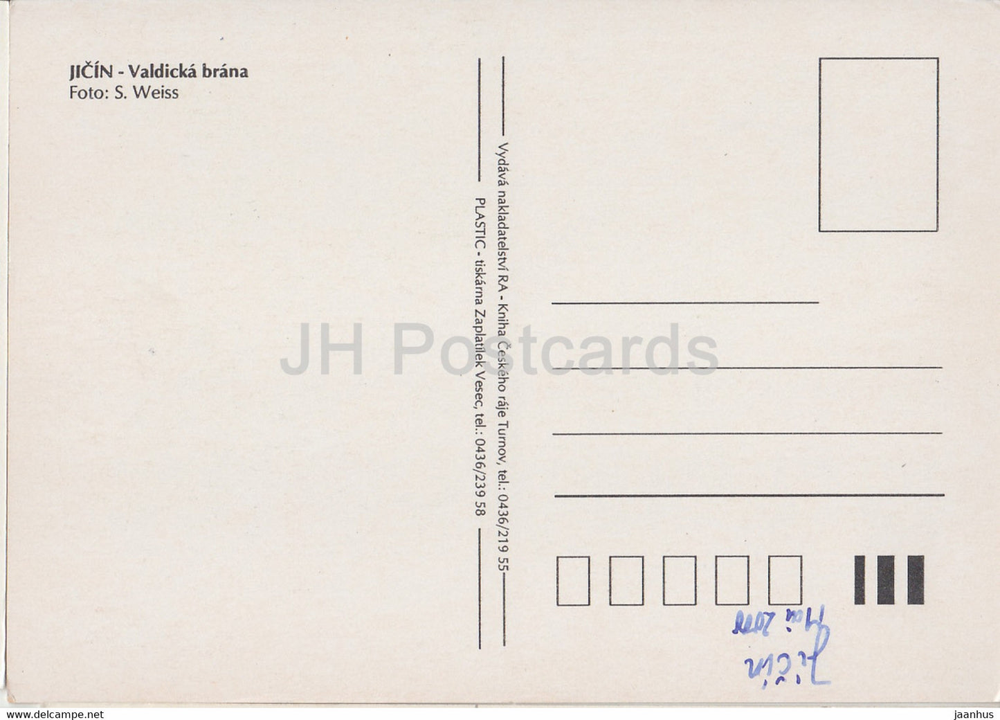 Pozdrav z Jicina - Jicin - Vladicka brana - 2000 - Tschechische Republik - gebraucht