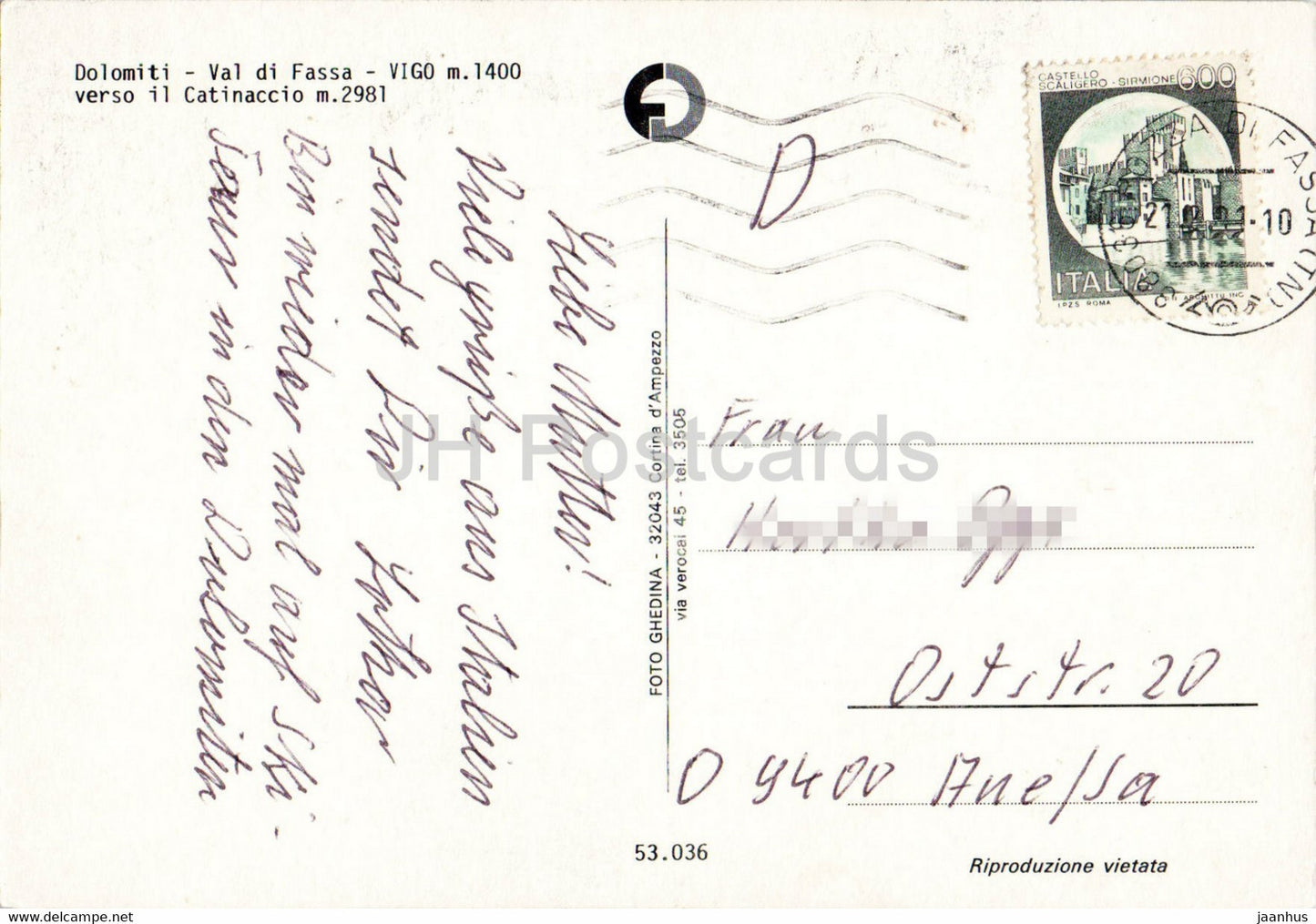 Dolomiti - Val di Fassa - Vigo - verso il Catinaccio - Italie - occasion