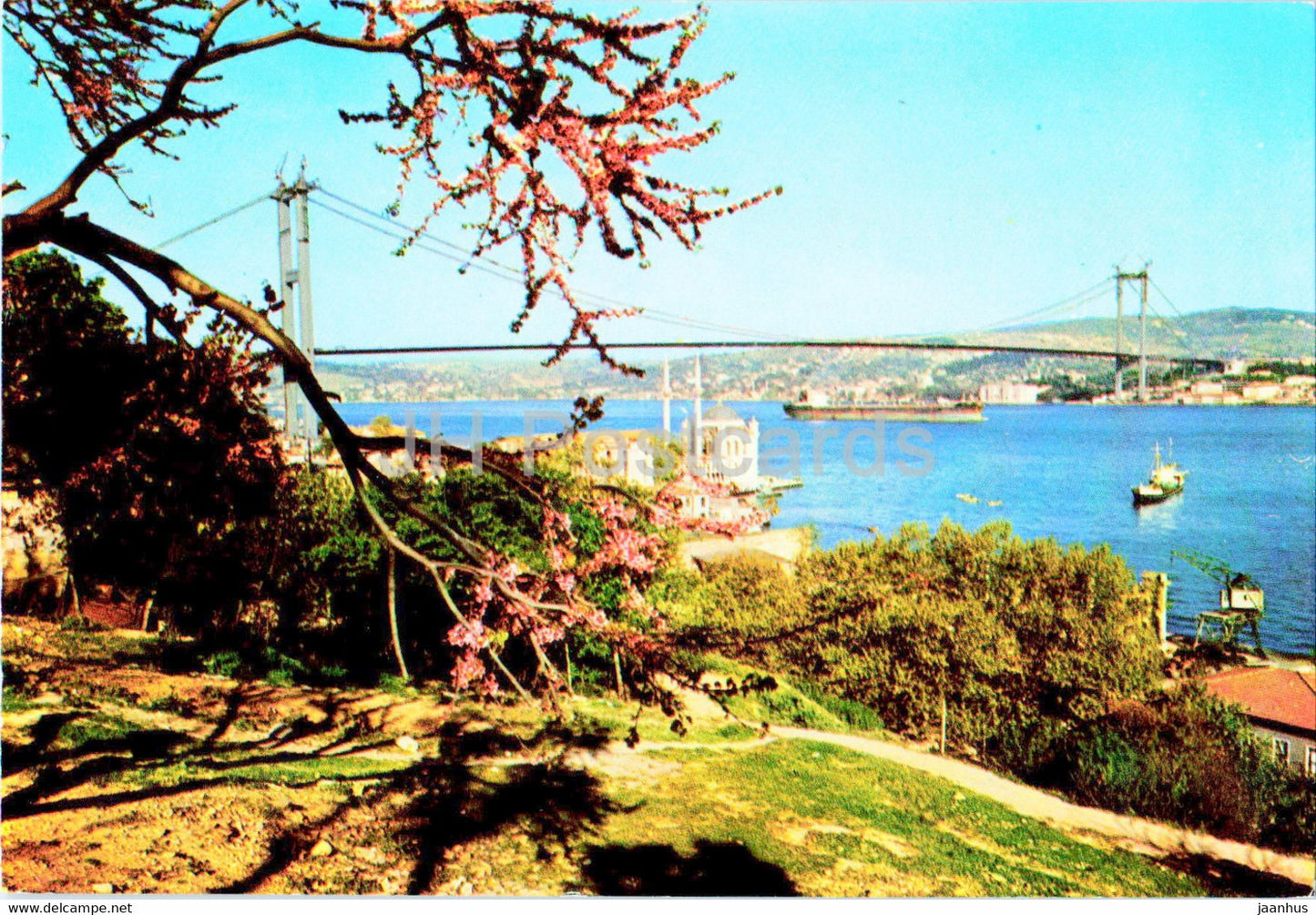 Istanbul - The Bosphorus Bridge - AND - 1978 - Turkey - unused - JH Postcards