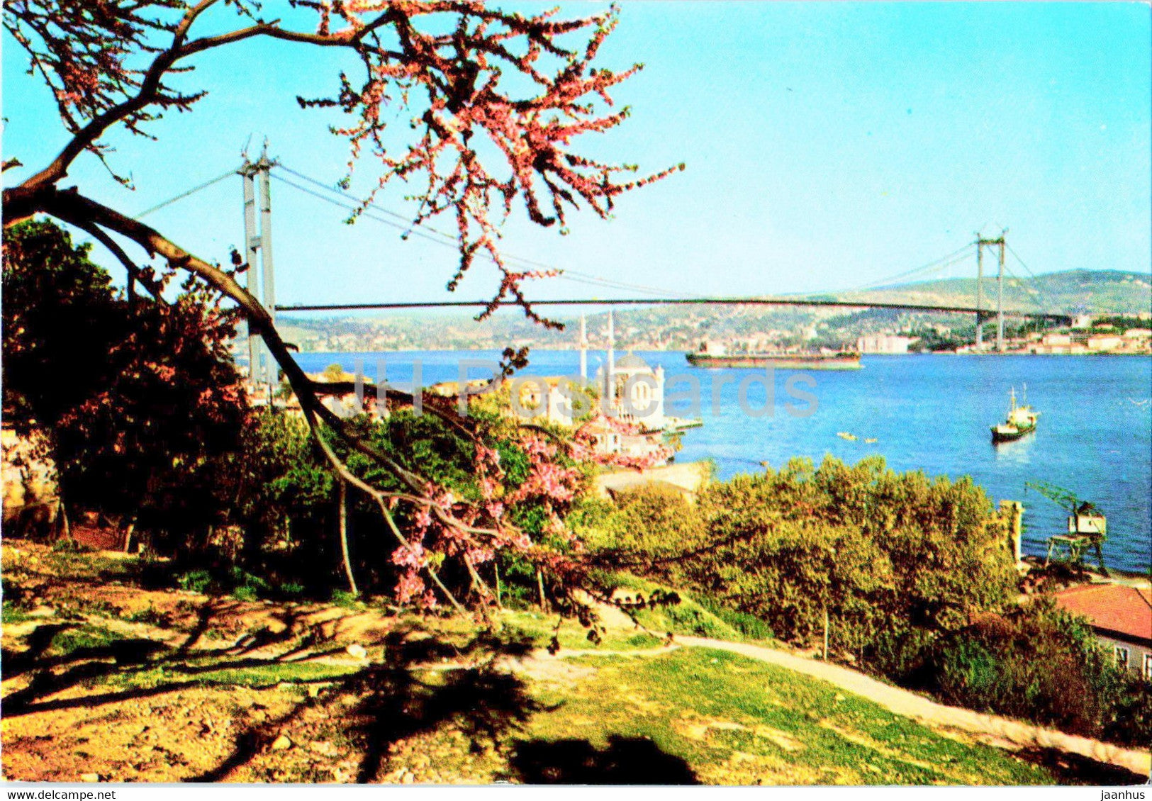 Istanbul - The Bosphorus Bridge - AND - 1978 - Turkey - unused - JH Postcards