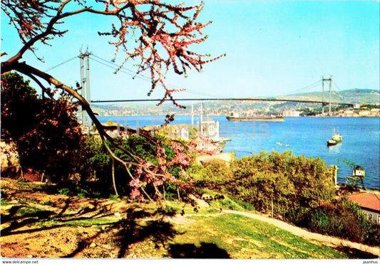 Istanbul - The Bosphorus Bridge - AND - 1978 - Turkey - unused - JH Postcards