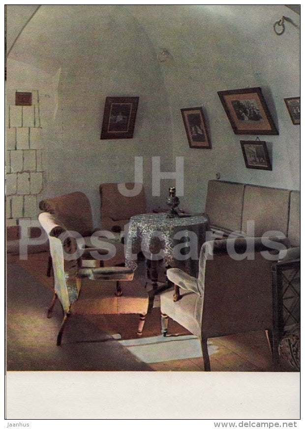 The Room under the Arches - Russian writer Leo Tolstoy Museum - Yasnaya Polyana - 1967 - Russia USSR - unused - JH Postcards