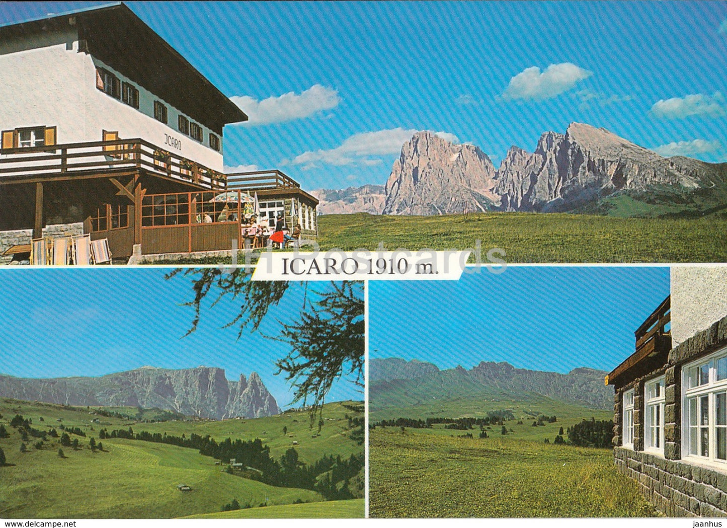Gasthof Icaro 1910 m - Italy - 1984 - used - JH Postcards