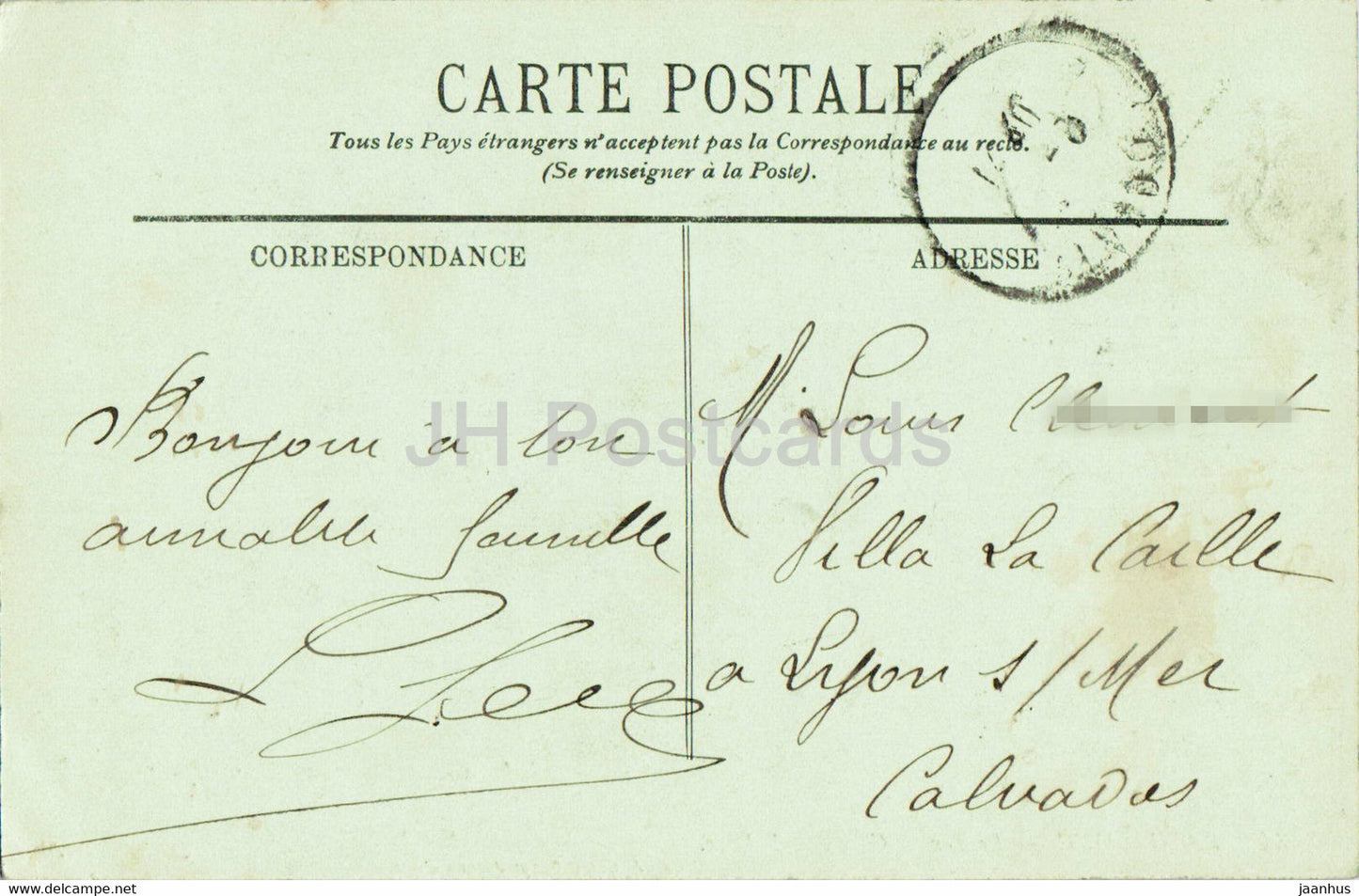 Bar le Duc - Le Temple Grec dans le Parc - 44 - alte Postkarte - 1910 - Frankreich - gebraucht