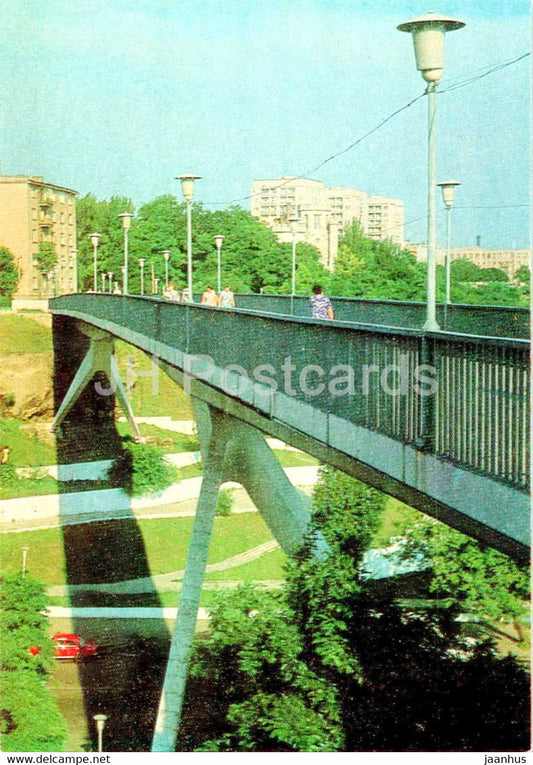 Odessa - bridge named after Jeanne Labourbe - postal stationery - 1978 - Ukraine USSR - unused - JH Postcards