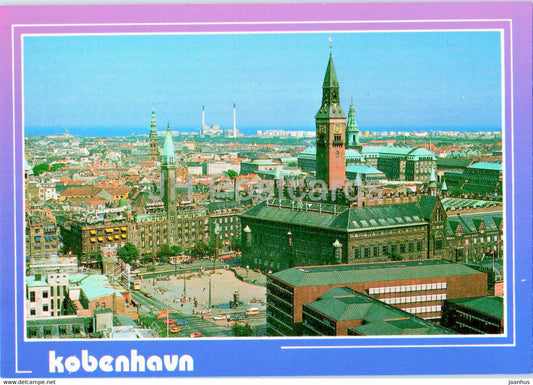 Copenhagen - Town Hall Square - Denmark - unused - JH Postcards