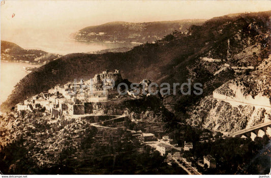 Eze - Vue sur la Mayenne Corniche prise de la Belle Vue - 37 - old postcard - 1931 - France - used - JH Postcards