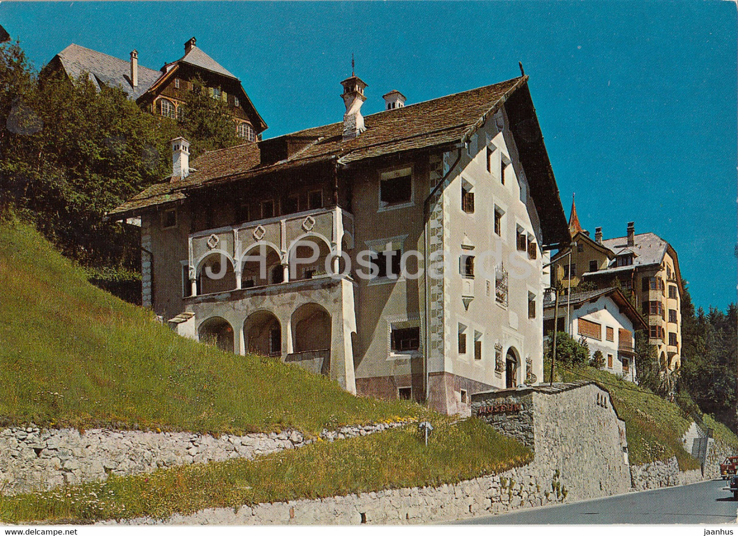 Engadiner Museum St Moritz - Switzerland - used - JH Postcards