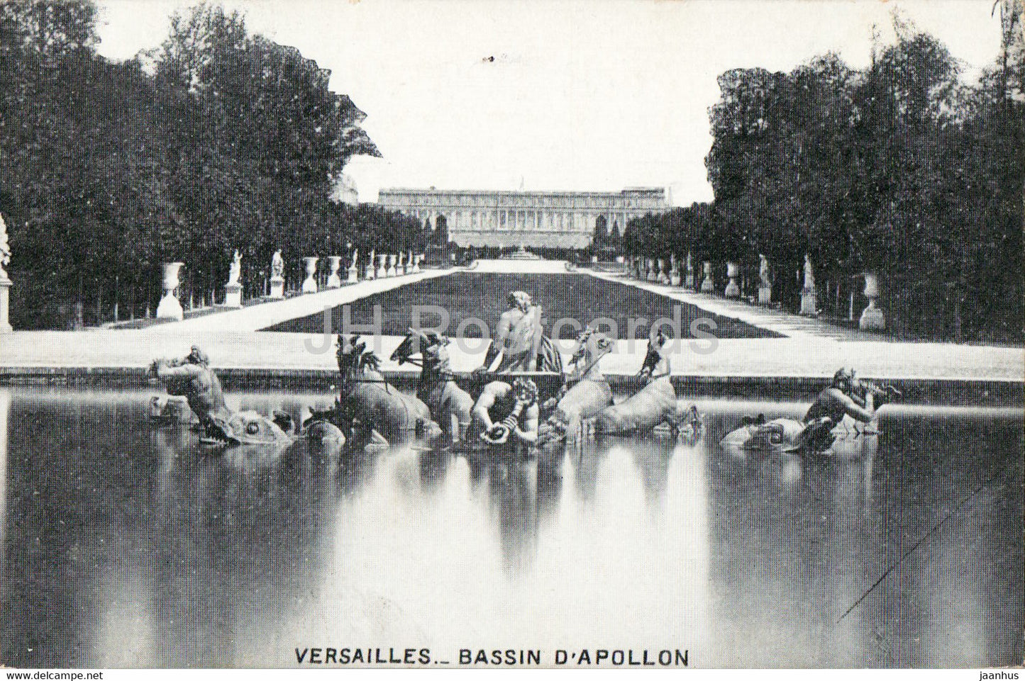 Versailles - Bassin d'Apollon - old postcard - France - unused - JH Postcards