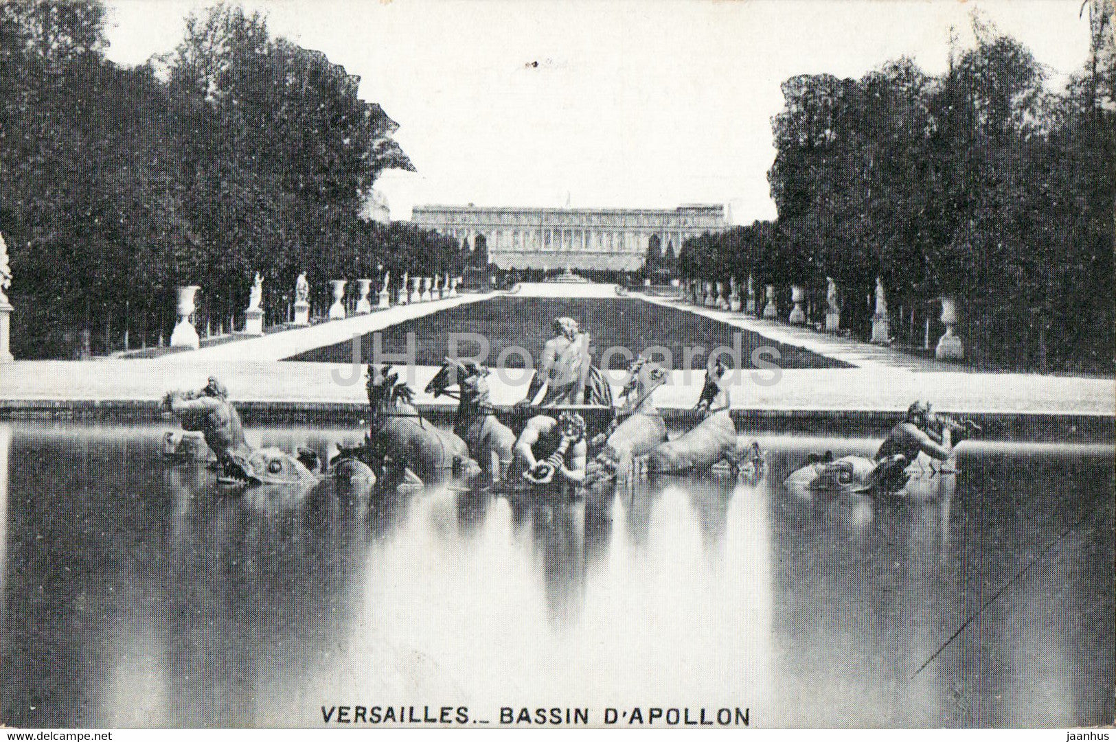 Versailles - Bassin d'Apollon - old postcard - France - unused - JH Postcards