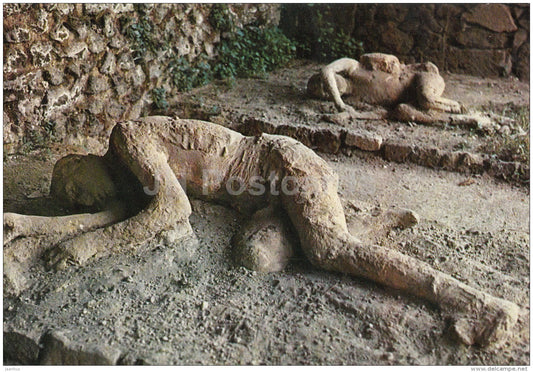 Pompei Scavi & Calco di Cadavere ritrovato in un giardino - Corpse found in a garden - 874 - Italy - Italia - unus - JH Postcards