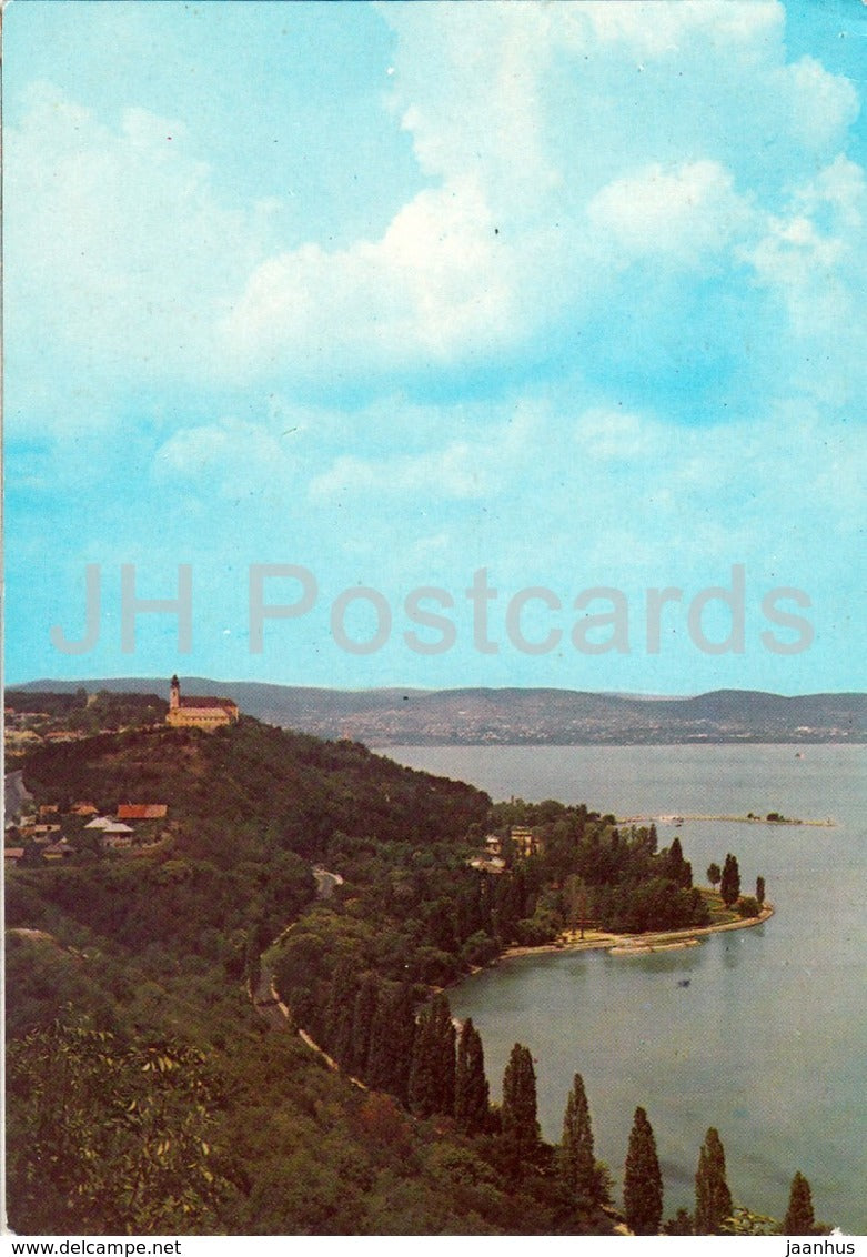 Tihany - view - 1970 - Hungary - used - JH Postcards