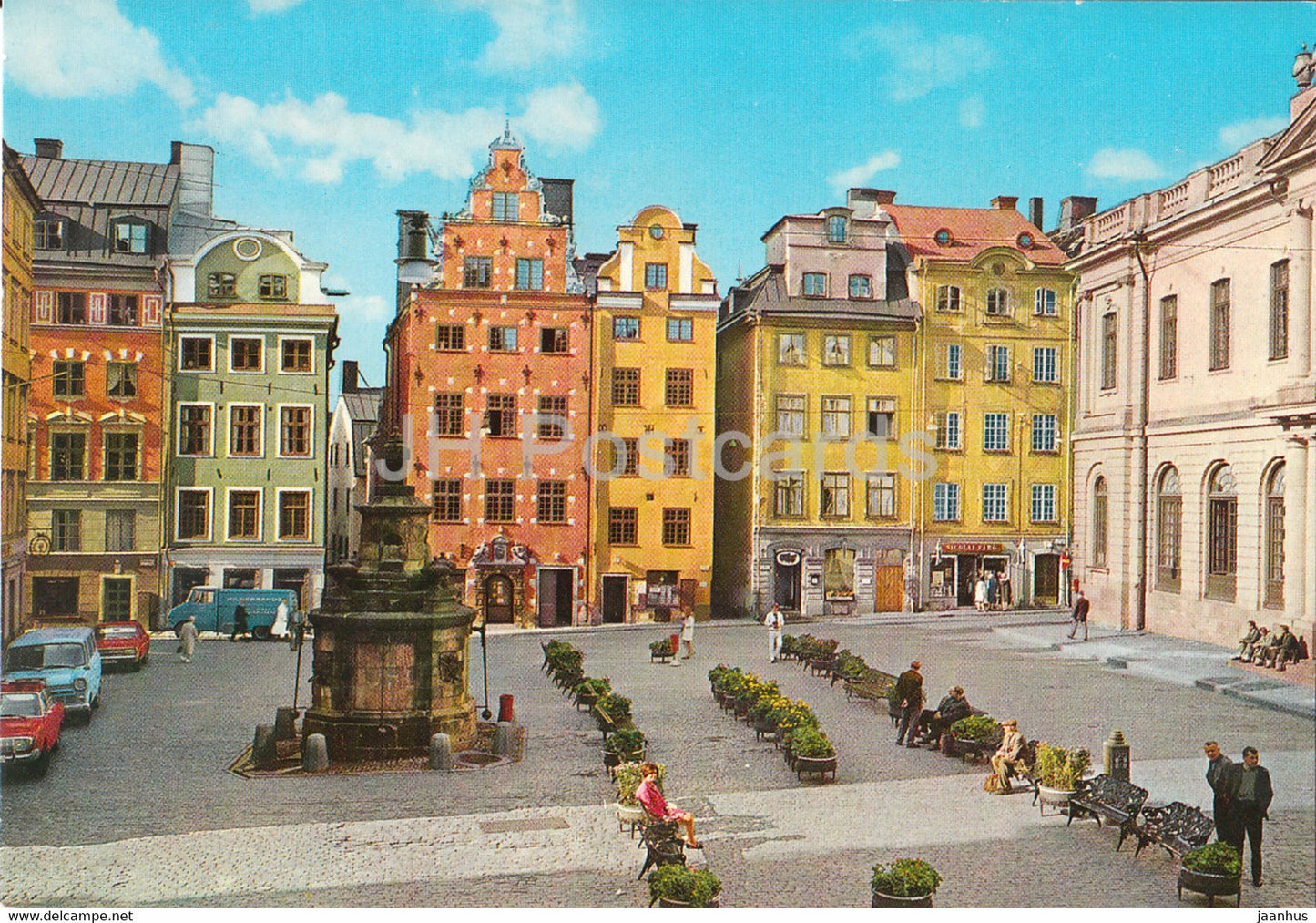 Stockholm - The Old Town - Stortorget - Sweden - unused - JH Postcards