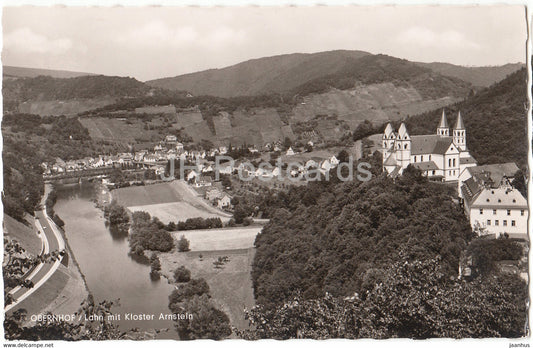 Obernhof - Lahn mit Kloster Arnstein - Germany - unused - JH Postcards