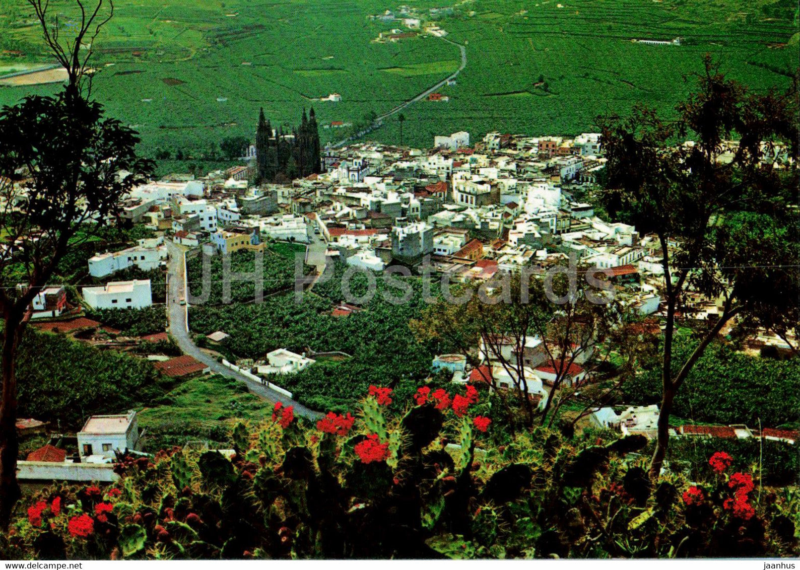 Ciudad de Arucas Gran Canaria - vista panoramica - panoramic view - 1716 - Spain - unused - JH Postcards
