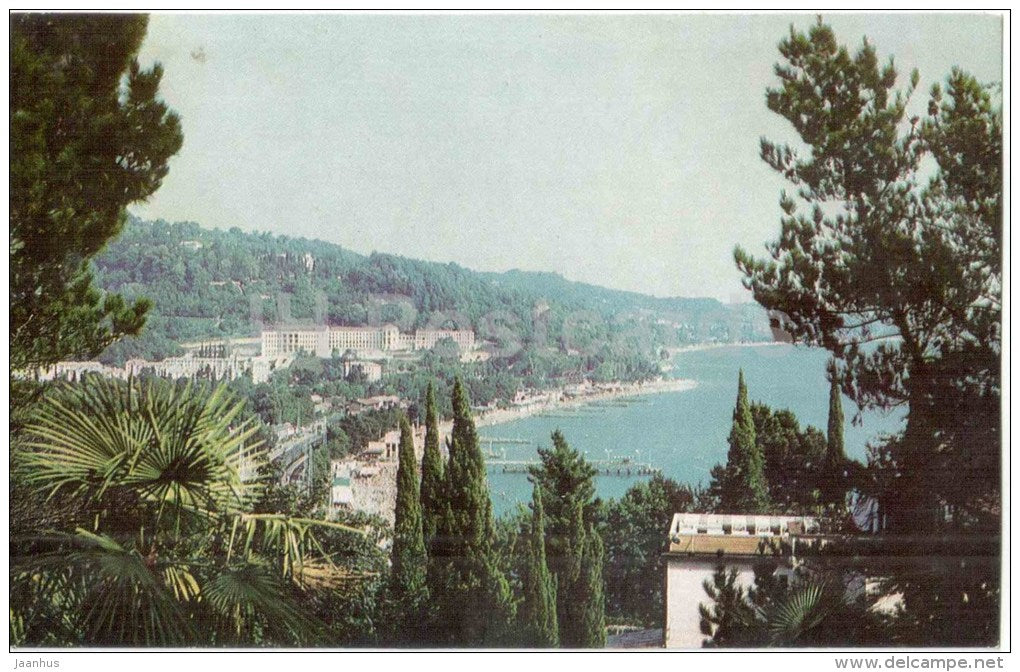 Khosta - Black Sea Coast - 1966 - Russia USSR - unused - JH Postcards