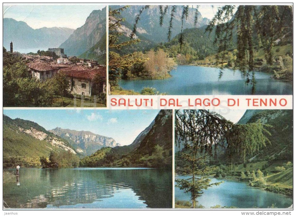 Saluti dal Lago di Tenno - Trentino - 89 - Italia - Italy - unused - JH Postcards