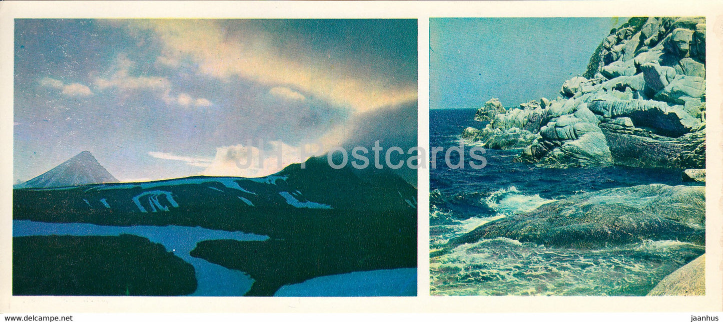 Kronotsky Nature Reserve - Krasheninnikov Volcano - Pacific Ocean - 1981 - Russia USSR - unused - JH Postcards