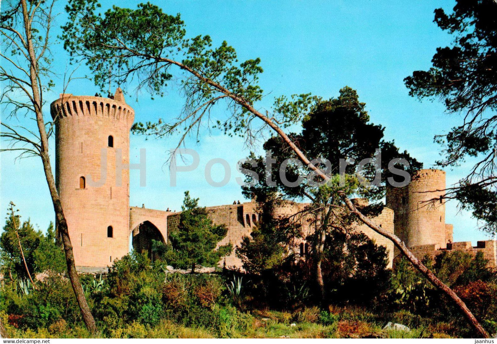 Mallorca - Palma - Castillo de Bellver - Bellver Castle - 77 - Spain - used - JH Postcards