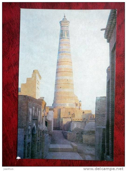 Khiva - Hiva - Islam-khodja Minaret - 1981 - Uzbekistan - USSR - unused - JH Postcards