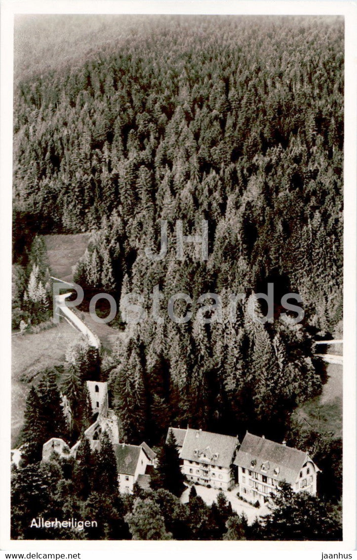 Allerheiligen i Schwarzwald - old postcard - 1951 - Germany - used - JH Postcards