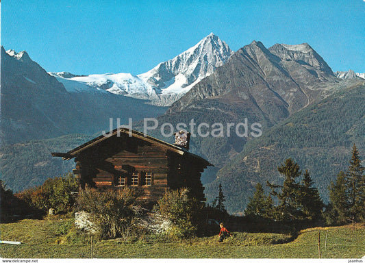 Voralpe Hellelen - Wallis - Bietschhorn 3934 m - 46957 - Switzerland - unused - JH Postcards