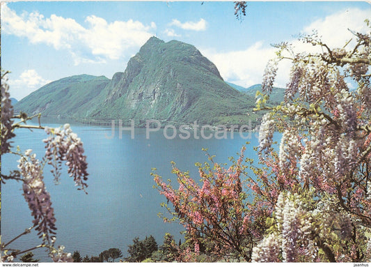 Lugano - Monte S Salvatore 915 m - Lago di Lugano - 8650 - 1985 - Switzerland - used - JH Postcards