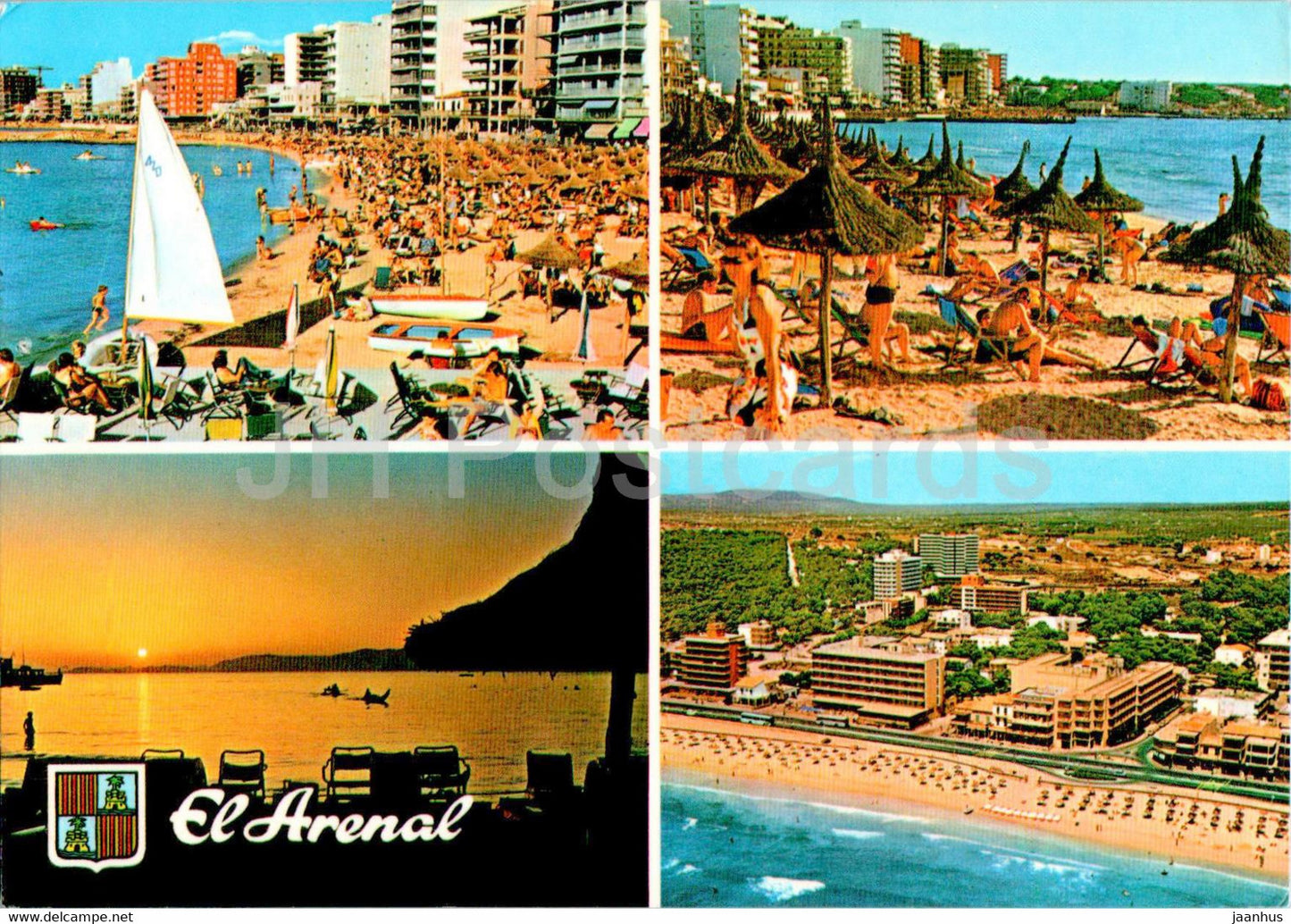 El Arenal - Playa de Palma - Mallorca - multiview - Spain - used - JH Postcards