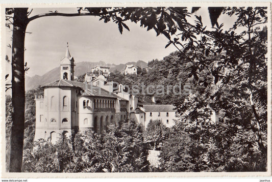 Locarno - Santuario Madonna del Sasso - Switzerland - old postcard - used - JH Postcards