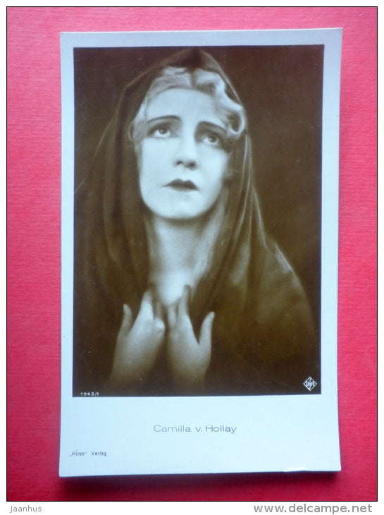 Camilla v Hollay - hungarian movie actress - film - Ross Verlag - 1943/1 - old postcard - Germany - unused - JH Postcards