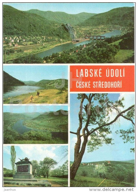 Ceske Stredohori - Labske Udoli -  Central Bohemian Uplands - Sebuzina - Stadice - Czechoslovakia - Czech - unused - JH Postcards
