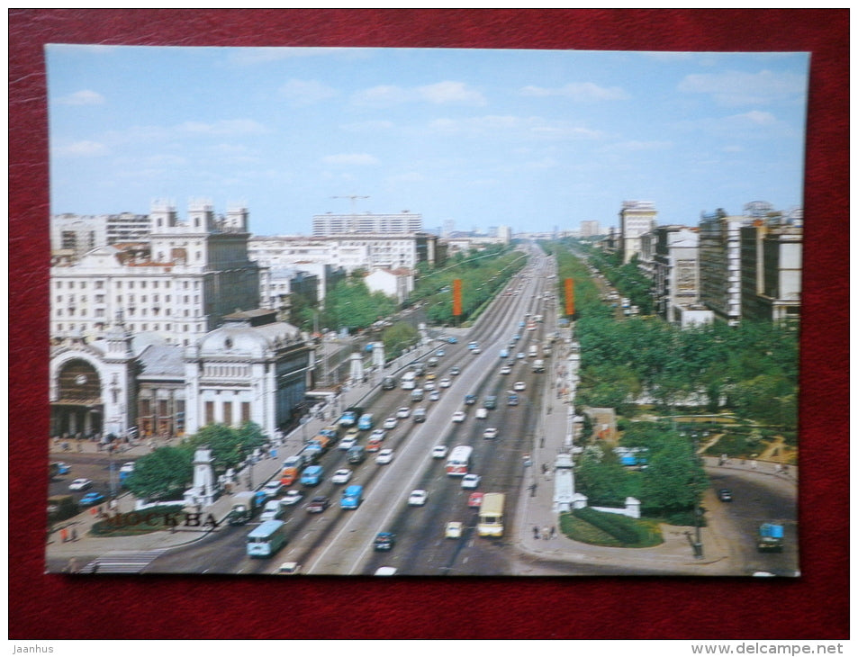 Leningradski Prospekt - Moscow - 1985 - Russia USSR - unused - JH Postcards
