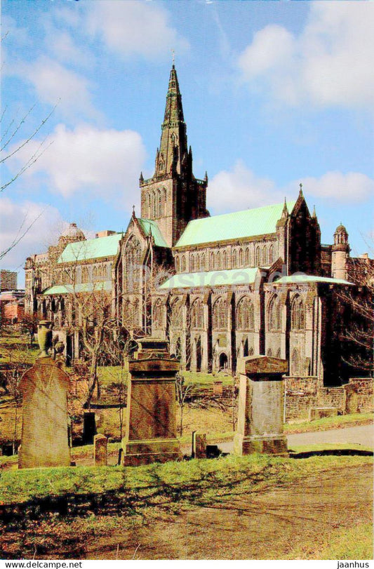 Glasgow Cathedral - Scotland - United Kingdom - unused - JH Postcards