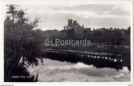 Ely - Sunset Calm - cathedral - K 62 - 1961 - United Kingdom - England - used - JH Postcards