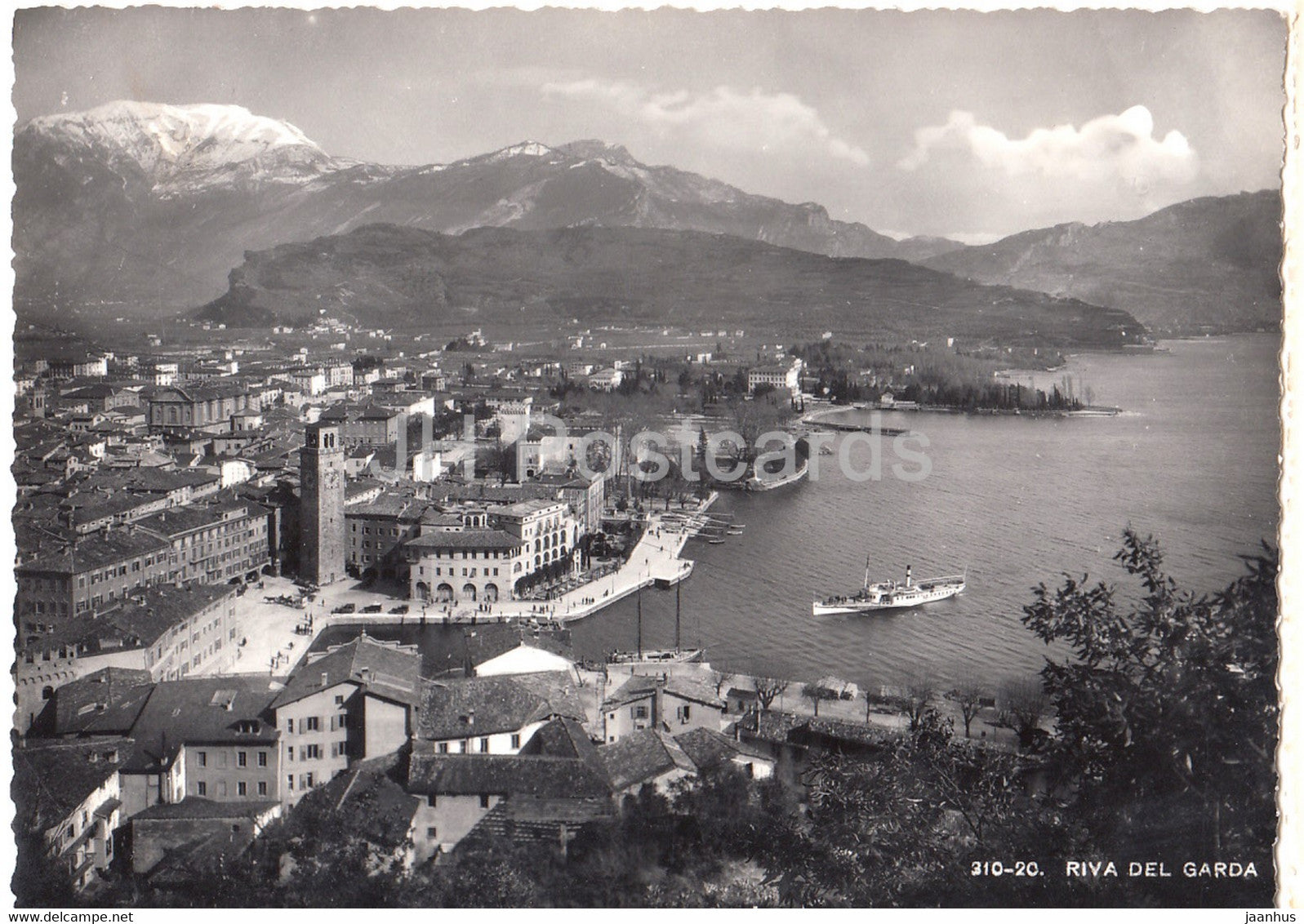 Riva del Garda - ship - 310 20 - old postcard - 1948 - Italy - used - JH Postcards