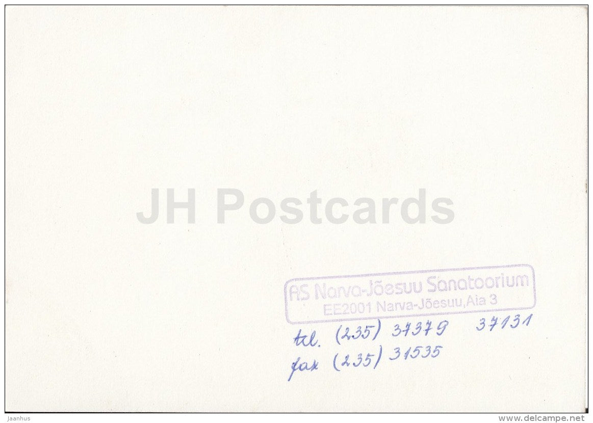 Sanatorium in Narva-Jõesuu - 1990s - Estonia - unused - JH Postcards