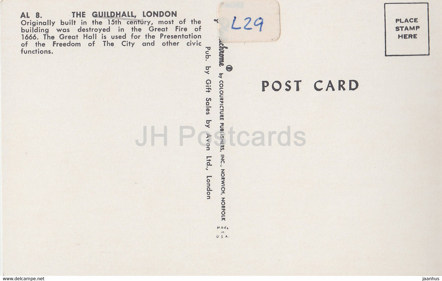 London – The Guildhall – Vereinigtes Königreich – England – unbenutzt