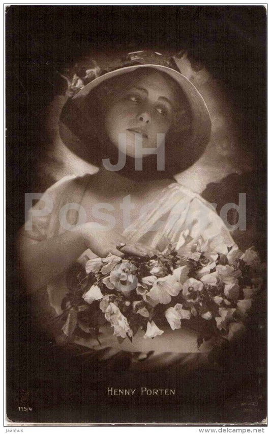 movie actress Henny Porten - film - 115/4 - Germany - unused - JH Postcards